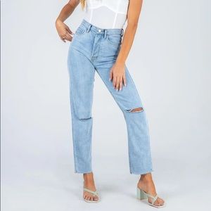 Princess polly Attica Knee Rip Jeans